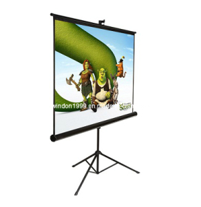 150X150cm Economic Tripod Projection Screen for School