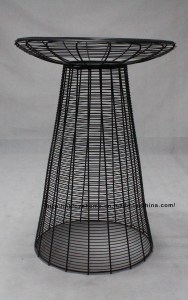 Morden Leisure Restaurant Dining Furniture Metal Wire Bar Table