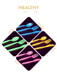 Jx143 New PS Plastic Reusable Disposable Cutlery (Assorted Colors)